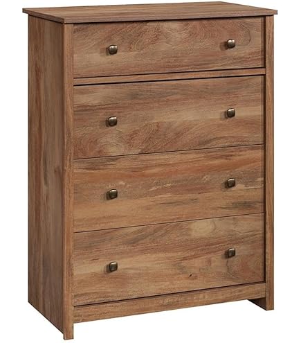 Amazon.com: Sauder Harvey Park 4-Drawer Chest, Grand Walnut